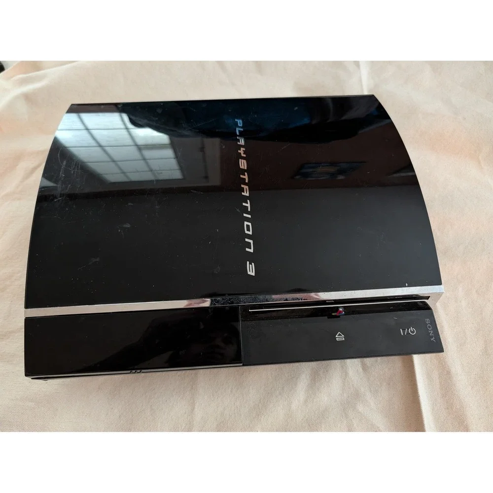 Sony PlayStation 3 PS3 Fat Console 60GB 4 USB Backwards Compatible Bundle